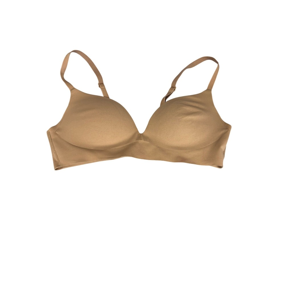 ThirdLove 24/7 Classic Wireless Bra Tan Nude Size 34A Microfiber Comfort